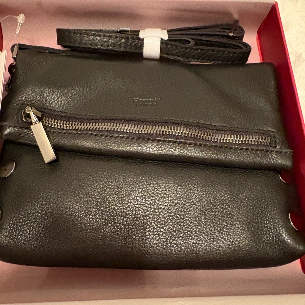 Hammitt Black NWT Crossbody Bag with Silver Zipper
Style is *VIP sml blk-GM